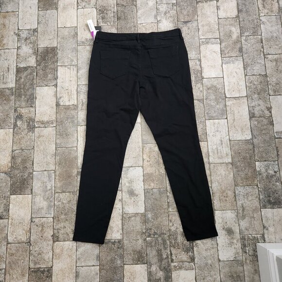 Mossimo Mid-Rise Jeggings in black, size 14 - Picture 2 of 4